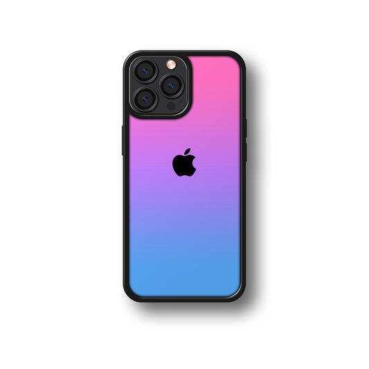 The pink teal blue shade | Glass Case