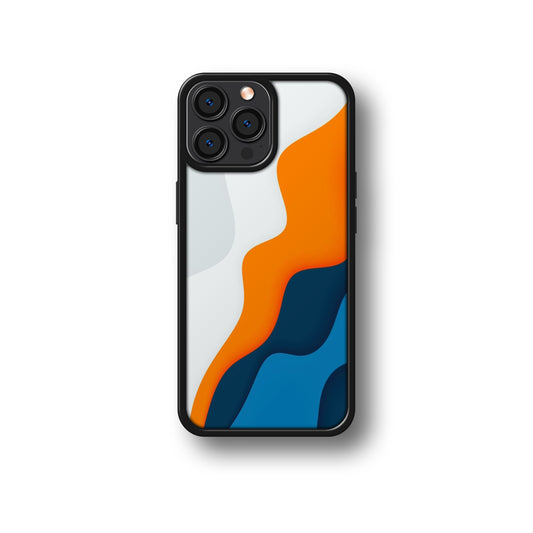 Blue Orange Teal | Glass Case