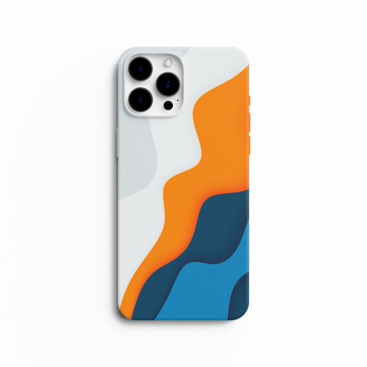 Blue Orange Teal | Hard Case